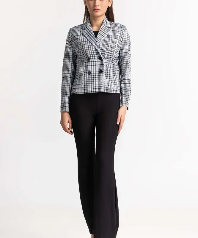 Grey Checkered Jacket