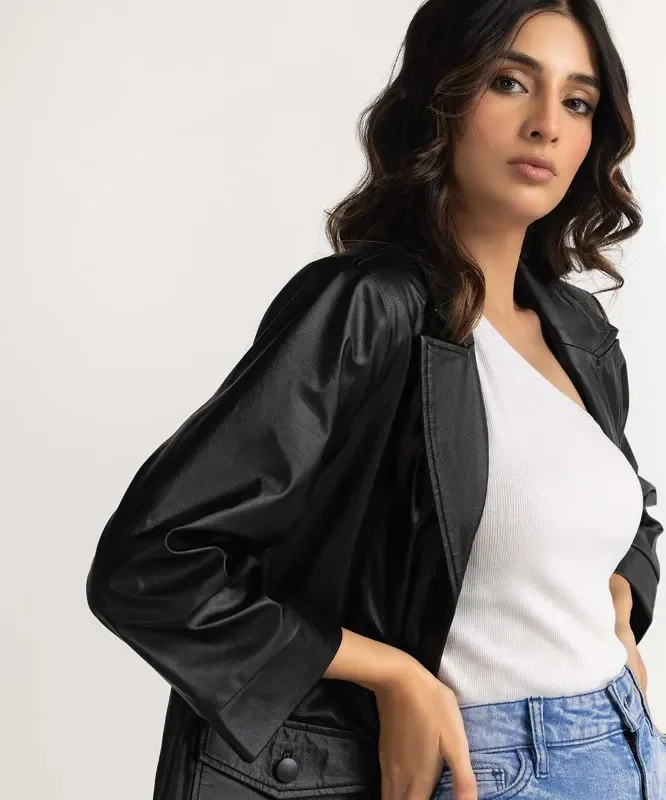 Women's Black Basic Jacket 2.0