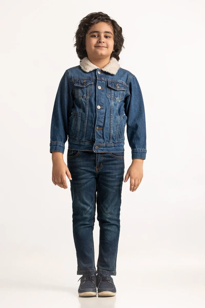 Junior Boys' Classic Denim Jacket 